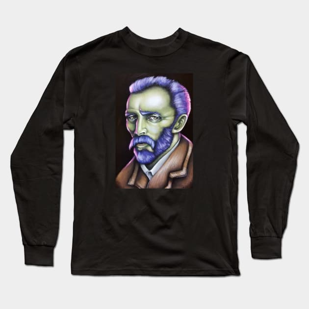 Vincent Van Gogh Long Sleeve T-Shirt by Toby Sasquatch